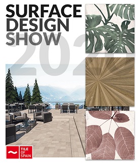 A selection of Spainâ€™s leading tile manufacturers will present their latest ideas at the Surface Design Show next month.